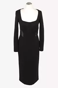 Pinko Damen Kleid Gr. 38 (IT 44) Schwarz Etuikleid Dress - Bild 1 von 4