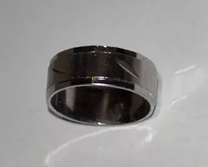 ESPO Jos. Esposito Silver Filled Fashion Stack Ring Size 6.75 Men Women Engraved - Picture 1 of 6