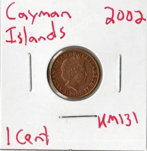 Moneda Islas Caimán 1 Céntimo 2002 KM131 - Imagen 1 de 2