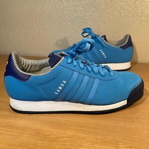 Adidas Samoa Mens Size 12 Shoes Blue  Skateboard Originals Retro Y2K