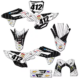 2023-2024 CRF 450 R-S RACE SERIES White Senge Graphics Kit Compatible with Honda - Picture 1 of 10