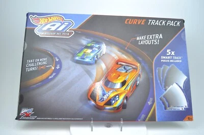 Hot Wheels AI Intelligent Race System Curve Track Pack 6 Right Curve Pieces - Image 1 of 4
