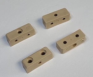 BEIGE Modesty Blocks Kitchen Cabinet Cupboard Fixing Joint Connector - How Many? - Picture 1 of 5