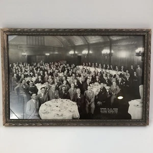 1926 Standard Oil 8th Annual Conference Group Photo Congress Hotel Chicago - Picture 1 of 7