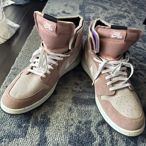 Size 18- Air Jordan 1 Zoom Comfort High Fossil Stone *NO BOX* - Picture 1 of 18