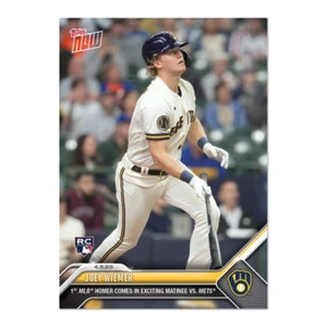 Joey Wiemer - 2023 MLB TOPPS NOW Card 55 - RC Rookie 1st HR Homer - Photo 1 sur 2
