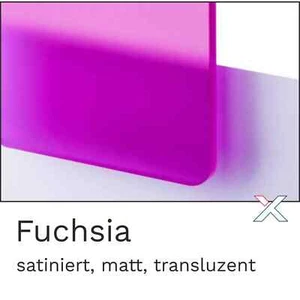 Lila Fuchsia satiniert matt Acrylglas 3mm dick Platte Laser Fräsen LC-M117068 - Bild 1 von 1