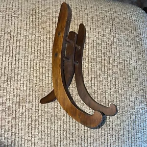 Vintage dunkle Holzplatte Kunst Staffelei Deko Holzständer - Bild 1 von 7