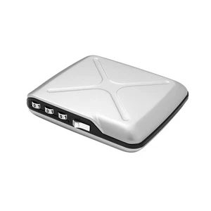 ÖGON -DESIGNS- Aluminium Code Wallet, abschließbar mit einem 3-stelligen Code, RFID Prote... - Bild 1 von 6