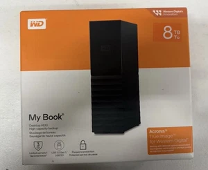 NEW WD 8TB WDBBGB0080HBK My Book Desktop Hard Drive - Picture 1 of 1