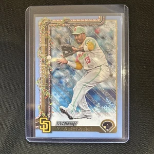 2025 Topps Holiday Manny Machado #H91 Light Blue Glitter - Bild 1 von 2