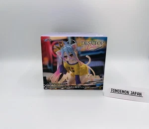 No Game No Life Desktop Cute Figure Shiro Cat Ears Shirt Ver.  TAITO - Picture 1 of 6