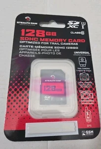Stealth Cam 128GB SDHC Memory Card Optimized for Trail Cameras - Universal - Picture 1 of 2