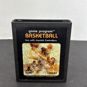 Basketball Atari 2600 Video Game Cartirdge Only Tested and Working CX2624