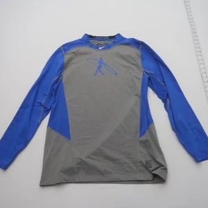 Nike Pro Camicia Uomo Compressione Atletica Taglia XL Baseball Fitted Manica Lunga - Foto 1 di 10