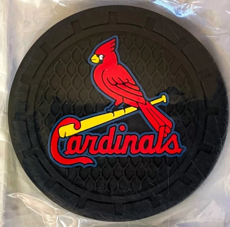 Cardinals Car Cup Holder Coasters for Baseball Fans,St. Louis Cardinals Car - Image 1 of 1