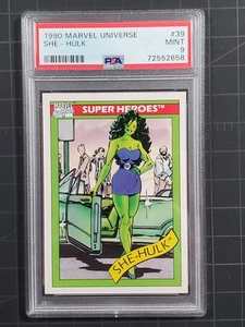 1990 Impel Marvel Universe #39 She-Hulk PSA 9 - Picture 1 of 2