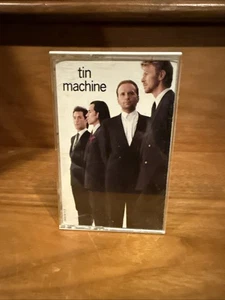 TIN MACHINE S/T DEBUT Cassette Tape OG 1989 Alternatvie Rock Rare - Picture 1 of 7