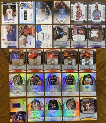 2000s BASKETBALL AUTO AUTOGRAPH SP RC #d CARD LOT OF 27 EX-NM+ READ DESC  - Image 1 of 4