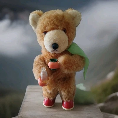 Ancien jouet mécanique automate ours buveur CARL Germany  - Photo 1/4