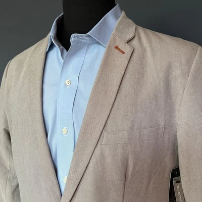 New Vintage Structure Cotton Blazer | Size M | Tan Sears Y2K 1990s - With Tags - Image 1 of 4