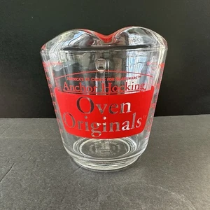 Taza Medidora Anchor Hocking #498 Horno Original 2 Tazas, 1 Pinta, 16 OZ De Colección EE. UU. - Imagen 1 de 7