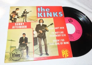 The Kinks -SUNNY AFTERNOON, 7" French EP - PYE RECORDS PNV-24 173 - Picture 1 of 4