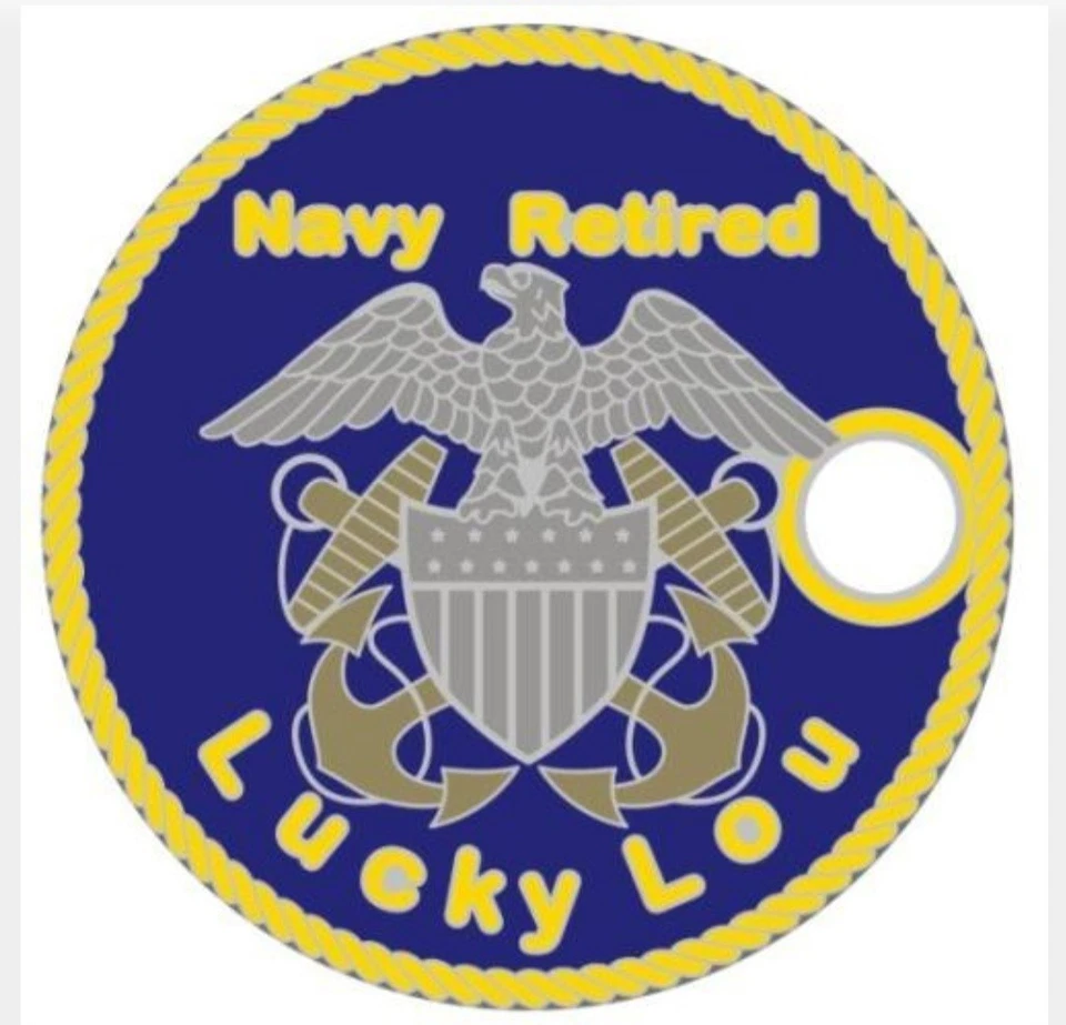 Pathtag #23508 - Navy Retired Geocoin Alt - Bild 1 von 1