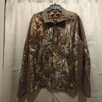 GAMEWINNER Camo Jacket Mens S Realtree Xtra Hunting Fleece Zip up w/ Long Sleeve - Image 1 of 4