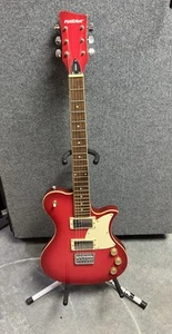 First Act ME-501 Electric Guitar Red & Ivory, Wood Neck & Chrome - Picture 1 of 8