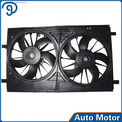 Radiator Dual Cooling Fan Assembly Fan 2007-2012 For Jeep Compass Dodge Caliber - Изображение 1 из 4