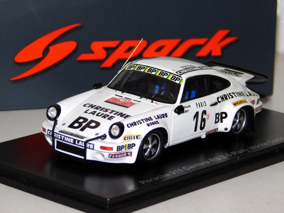 PORSCHE 911 CARRERA RS #16 BEGUIN MONTE CARLO 1978 SPARK S6640 1:43 - Photo 1/1