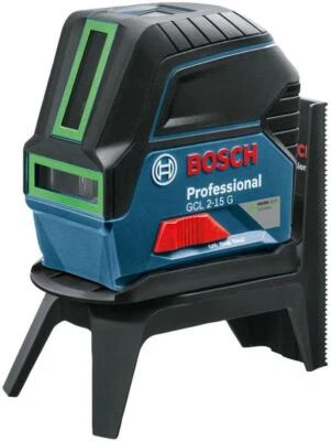 Bosch - GCL215G - Self-levelling Cross Line Green Laser With Rm1 Mount - Image 1 of 4