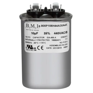 14032 - Mars OEM Replacement Run Capacitor 440/370 VAC 10 MFD Oval - Picture 1 of 4