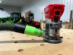 Festool Locking Hose Adapter for Milwaukee M18 Router - Picture 1 of 3