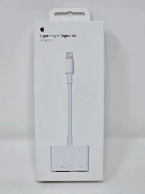 Genuine Apple Lightning to Digital AV Adapter (model MW2P3AM/A) HDMI & Lightning - Image 1 of 4