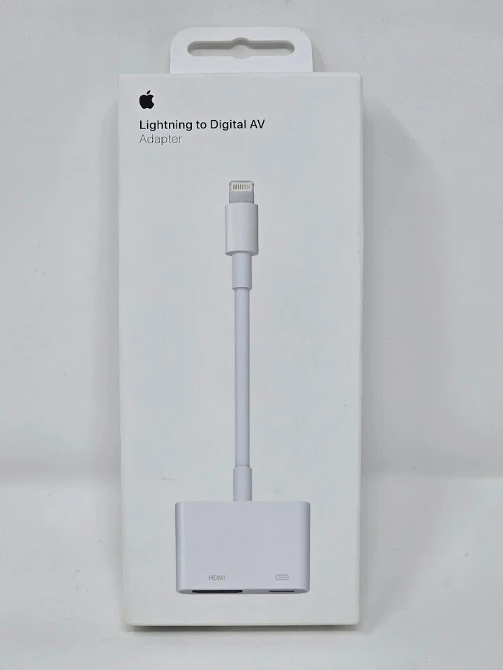 Genuine Apple Lightning to Digital AV Adapter (model MW2P3AM/A) HDMI & Lightning - Image 1 of 4