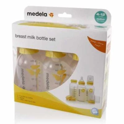 Medela Breastmilk Bottle 250ML with Teat 3 Pack - image 1 of 3