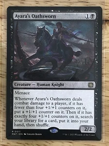MTG TCG - Ayara's Oathsworn 0011 MAT - Rare NM (Free Shipping $5+) - Picture 1 of 2