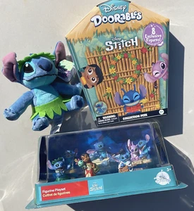 Disney Doorables Lilo and Stitch Angel Figure Playset Cake Topper Luau Toy Plush - Picture 1 of 11