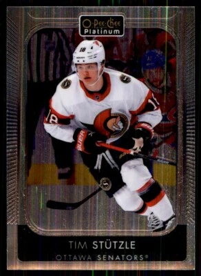 2021-22 O-Pee-Chee Platinum Tim Stutzle Ottawa Senators #5 - Image 1 of 2