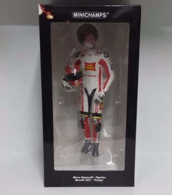 Action Figure Model 1:6 Scale Minichamps Marco Simoncelli MotoGP 2011 - Image 1 of 2