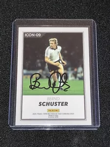 Conjunto de equipo PANINI DFB 2024 ICON-09 Bernd Schuster firmado auto iconos de Alemania - Imagen 1 de 4