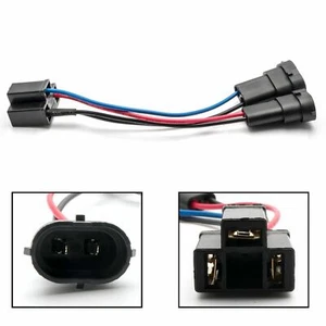 H11 to H4 Conversion Harness Cable Socket Plug Adapter Wires for Harley Davidson - Foto 1 di 6