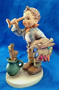 HUMMEL "THE ARTIST" Goebel W.Germany boy painter RARE brushes painting art H - Picture 1 of 5