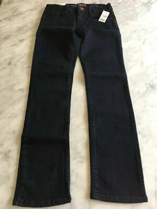 NWT Gap Kids Girls 1969 Dark Wash Super Skinny Jeans Pants 8 Reg $35 NEW - Picture 1 of 7