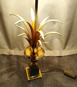 Design Stehlampe Pineapple Palm Blätter Onyx Fuß Boulanger Maison Stil Paris - Bild 1 von 18
