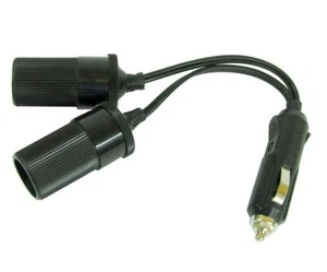 Divisor doble enchufe cigarrillo para coche/furgoneta (12v o 24v) - Imagen 1 de 1