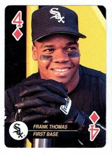 Frank Thomas White Sox ~ 1992 Baseball Asse Spielkarte ~ KOSTENLOSER VERSAND - Bild 1 von 1