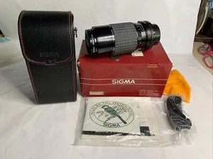 SIGMA ZOOM-K III w Case 1:3.5-4.5 f=75-210mm Multi Coated Lens 52mm Minolta SLR - Picture 1 of 5